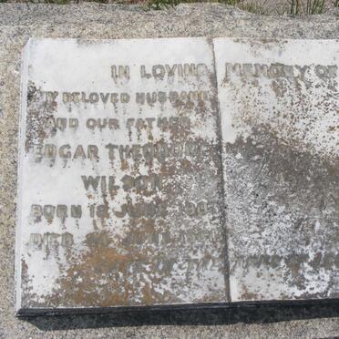 WILSON Edgar Theodore 1903-1961