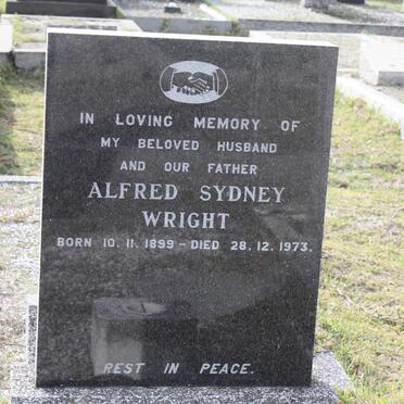 WRIGHT Alfred Sydney 1899-1973