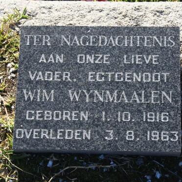 WYNMAALEN Wim 1916-1963