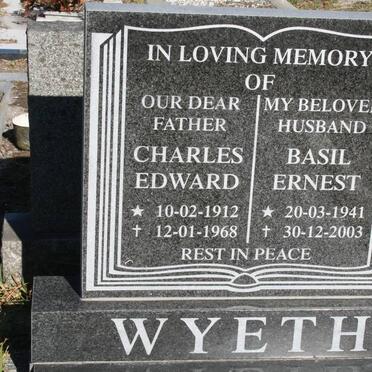 WYETH Charles Edward 1912-1968 :: WYETH Basil Ernest 1941-2003