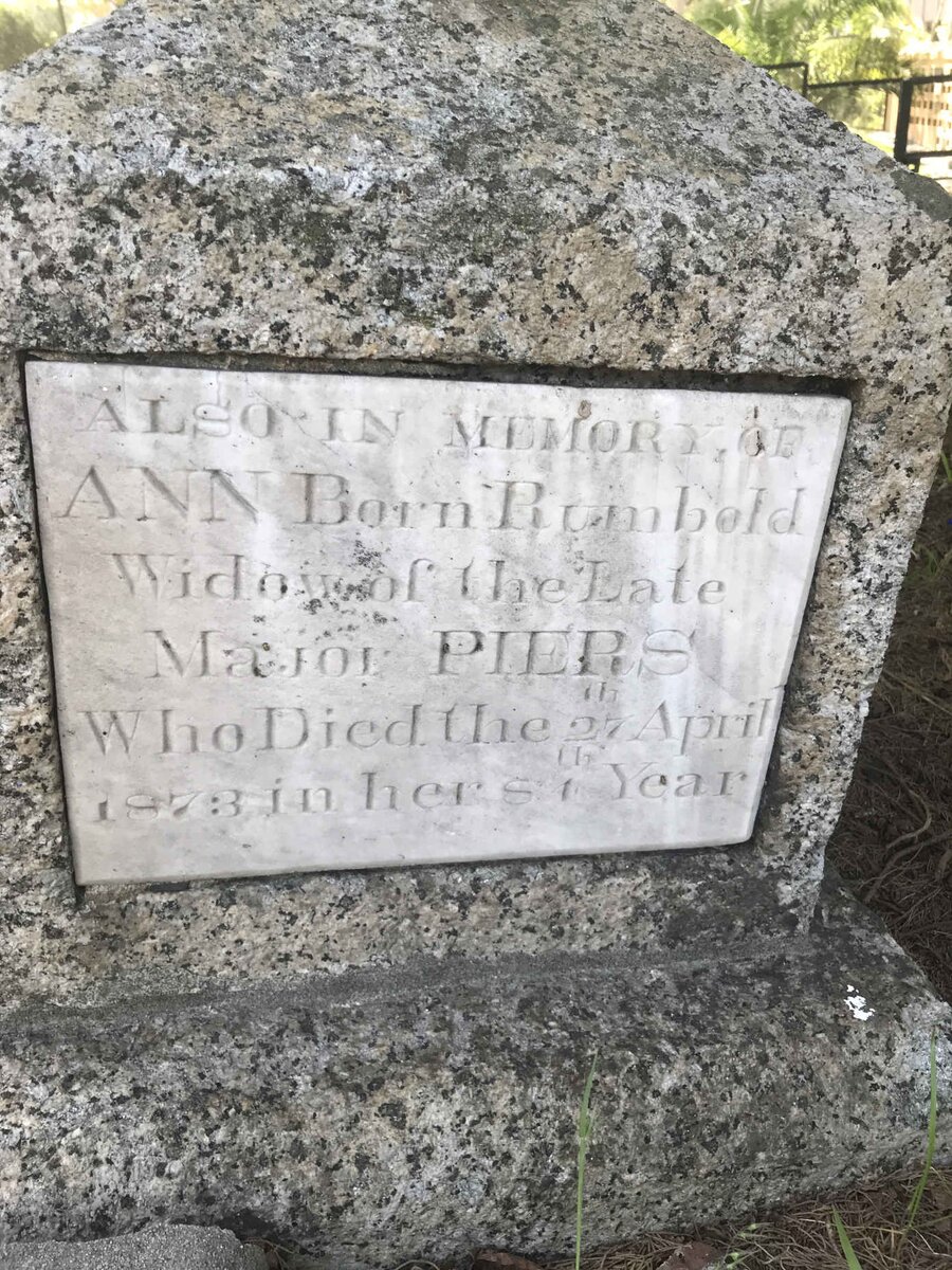 PIERS Ann nee RUMBOLD -1873