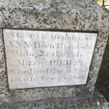 PIERS Ann nee RUMBOLD -1873