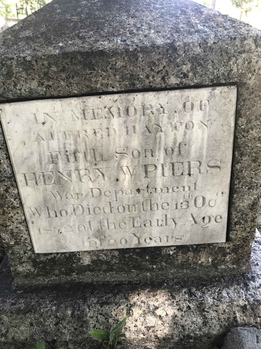 PIERS Alfred Hayton -1872