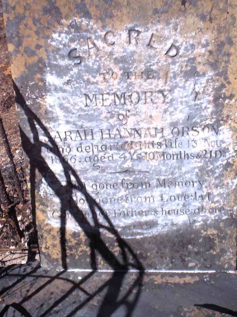 ORSON Sarah Hannah -1866