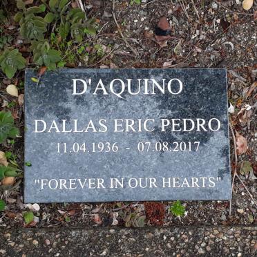 D’AQUINO Dallas Eric Pedro 1936-2017