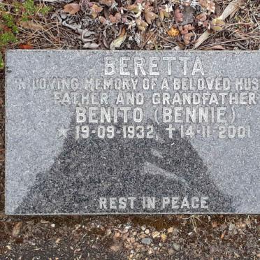 BERETTA Benito 1932-2001