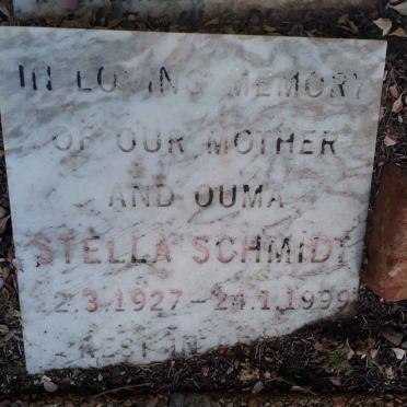 SCHMIDT Stella 1927-1999