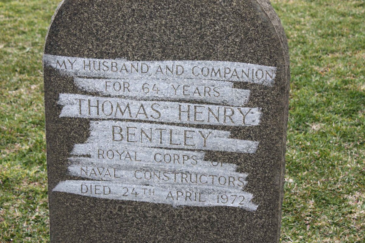 BENTLEY Thomas Henry -1972