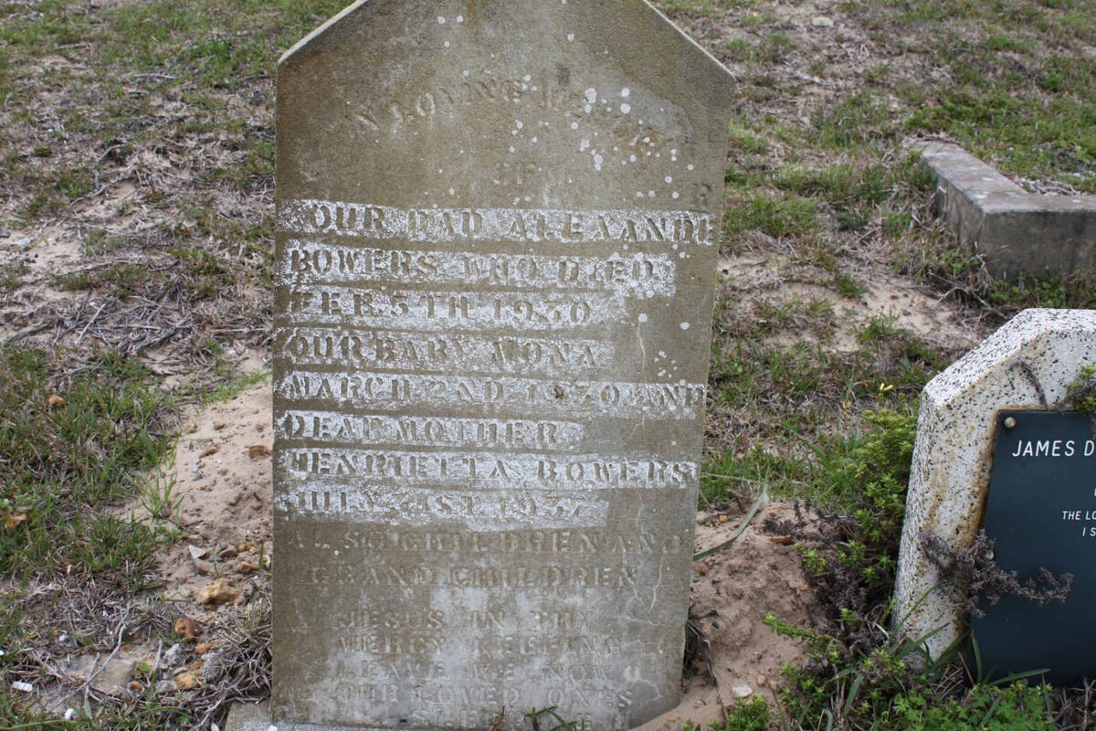 BOWERS Alexander -1930 &amp; Henrietta -1937 :: BOWERS Mona -1930