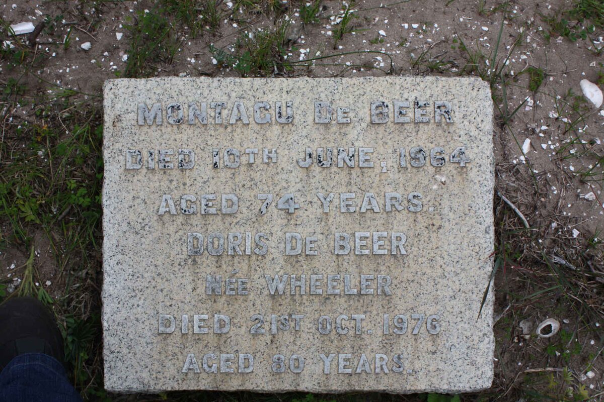 BEER Montagu, de -1964 &amp; Doris WHEELER -1976