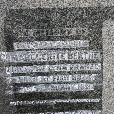 BERTHE Marguerite  -1981