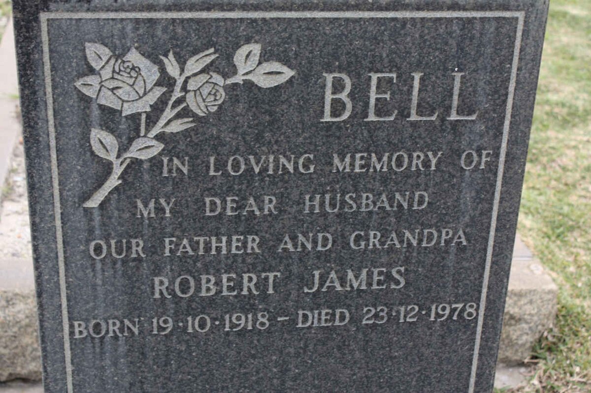 BELL Robert James 1918-1978