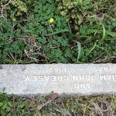 CREASEY William John 1875-1962