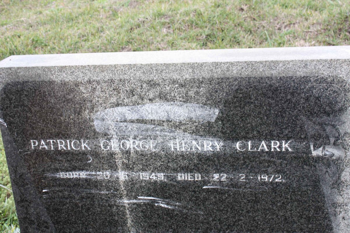 CLARK Patrick George Henry 1949-1972