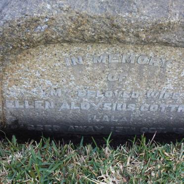 COTTRELL Ellen Aloysius -1949