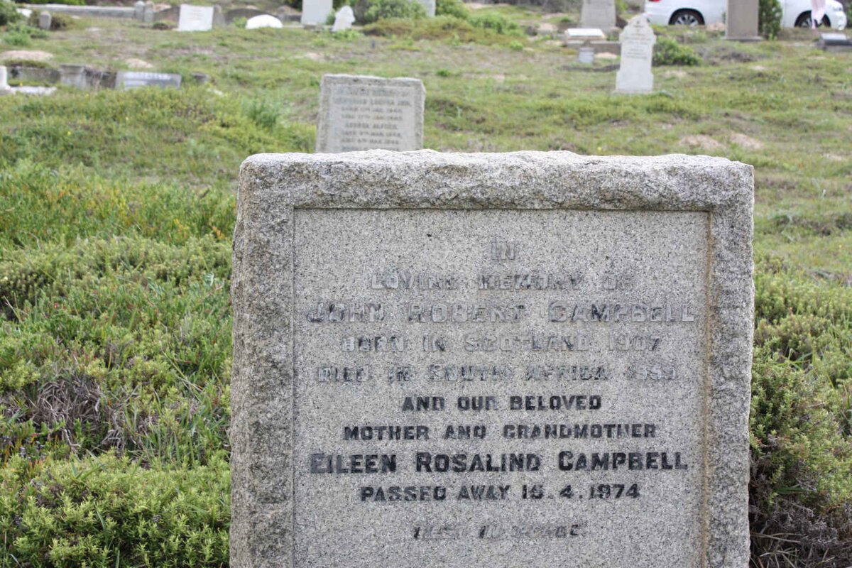 CAMPBELL John Robert 1907-1959 &amp; Eileen Rosalind -1974