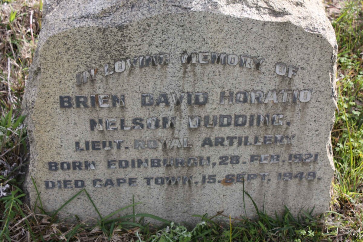 DUDDING Brien David Horatio Nelson 1921-1949