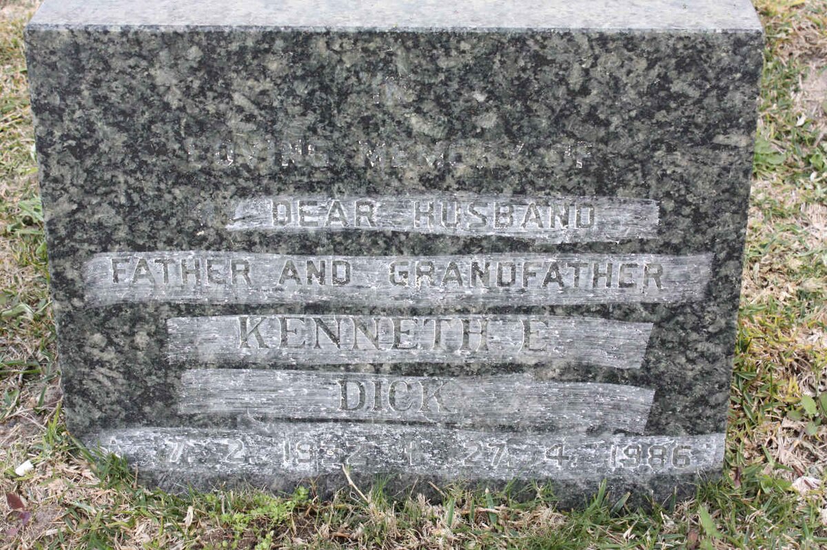 DICK Kenneth E. 1932-1986