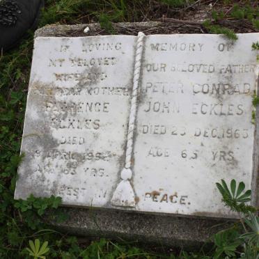 ECKLES Peter Conrad John -1963 &amp; Florence -195?