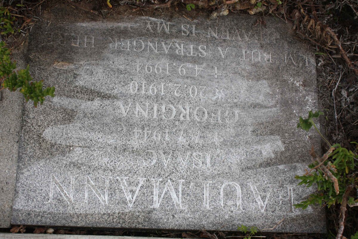 FAULMANN Isaac -1944 &amp; Georgina 1910-1994