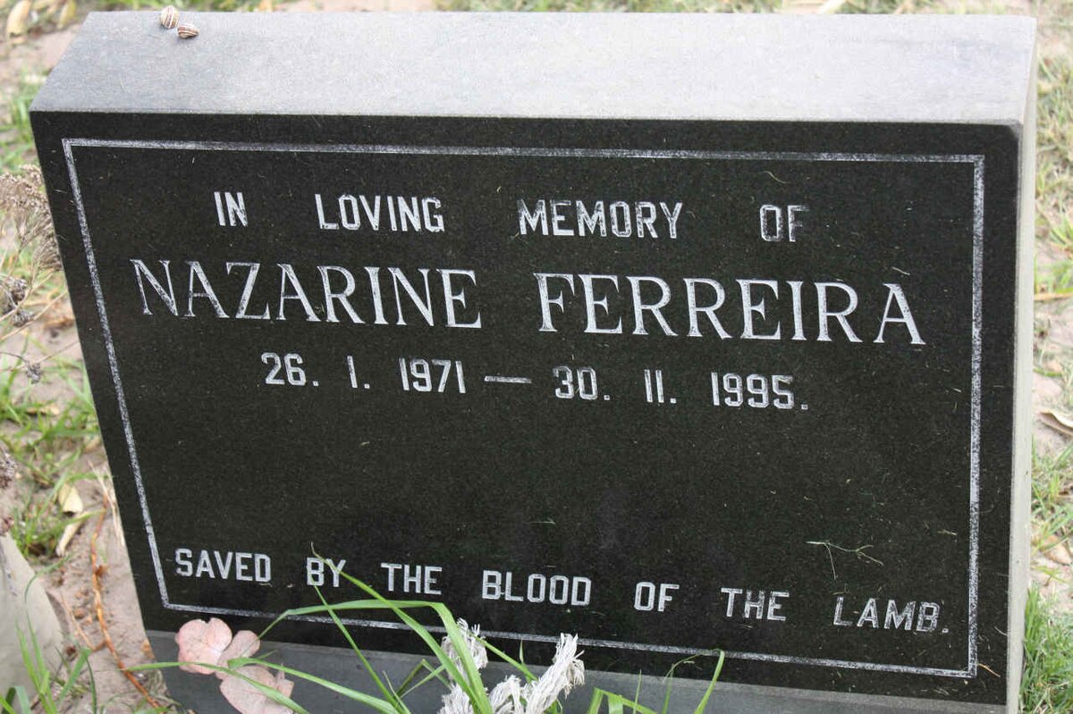 FERREIRA Nazarine 1971-1995