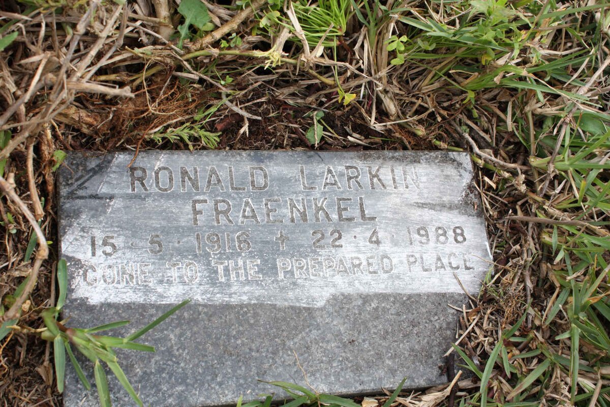 FRAENKEL Ronald Larkin 1916-1988