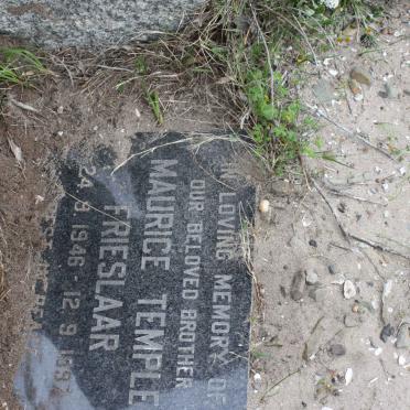 FRIESLAAR Maurice Temple 1946-1997