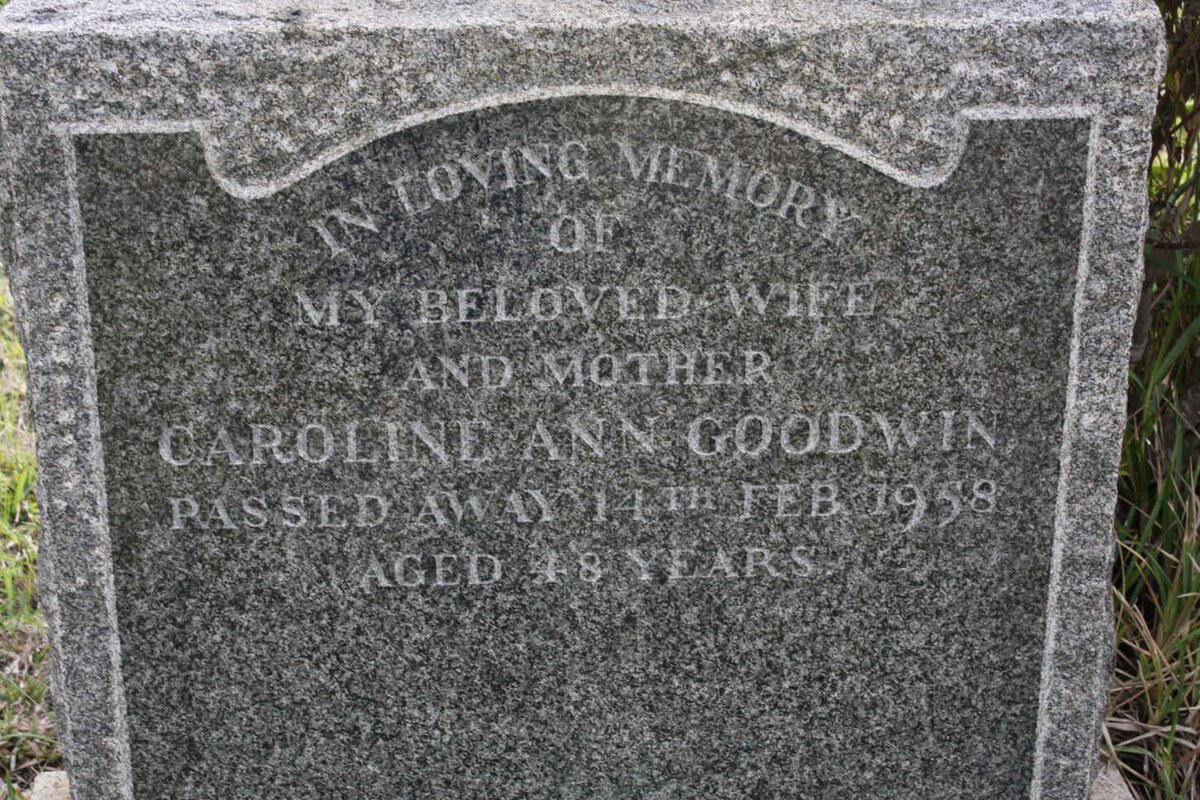 GOODWIN Caroline Ann -1958