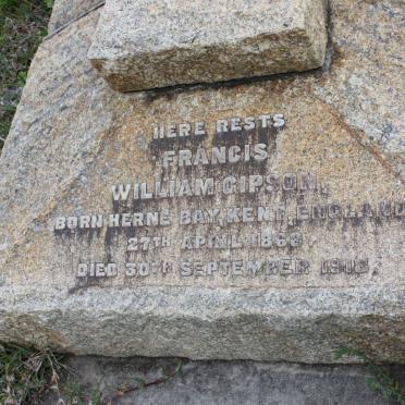 GIPSON Francis William 1868-1918