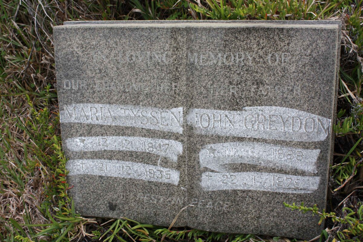 GREYDON John 1889-1975 :: TYSSEN Maria 1847-1935