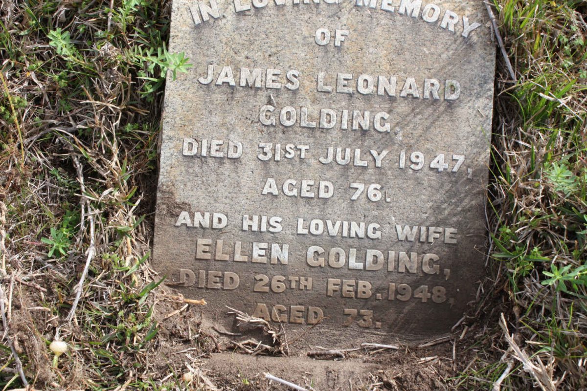 GOLDING James Leonard -1947 &amp; Ellen -1948