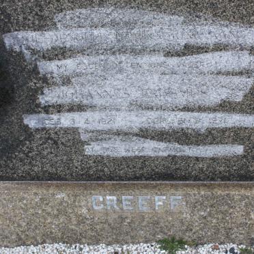 GREEFF Johannes Erasmus 1921-1971