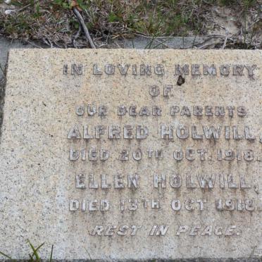 HOLWILL Alfred -1918 &amp; Ellen -1918
