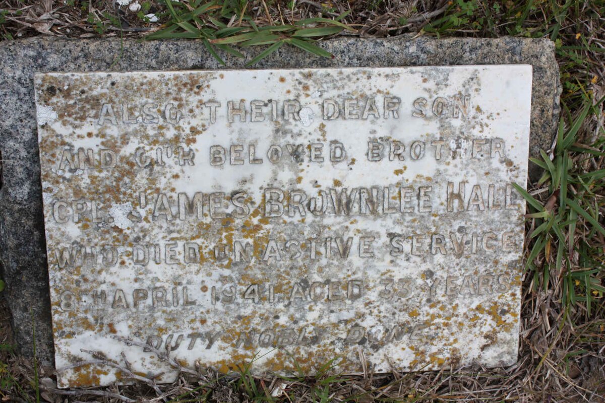 HALL James Brownlee -1941