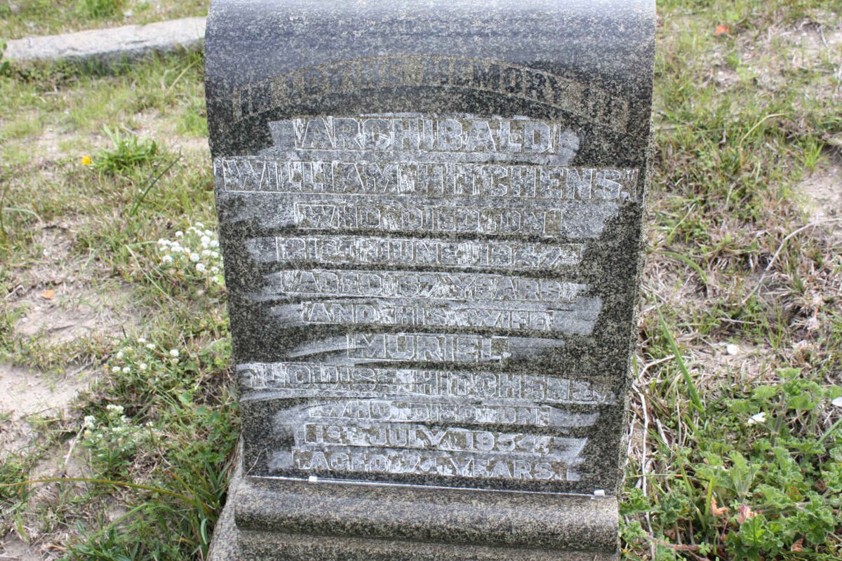 HITCHENS Archibald William -1954