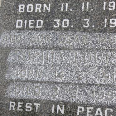 HIGGINS Sophia Louisa 1906-1985