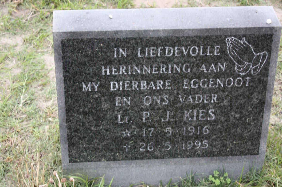 KIES P.J. 1916-1995