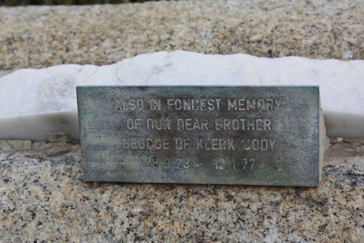 KLERK George, de 1923-1977