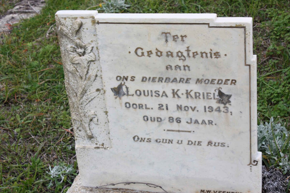 KRIEL Louisa -1943