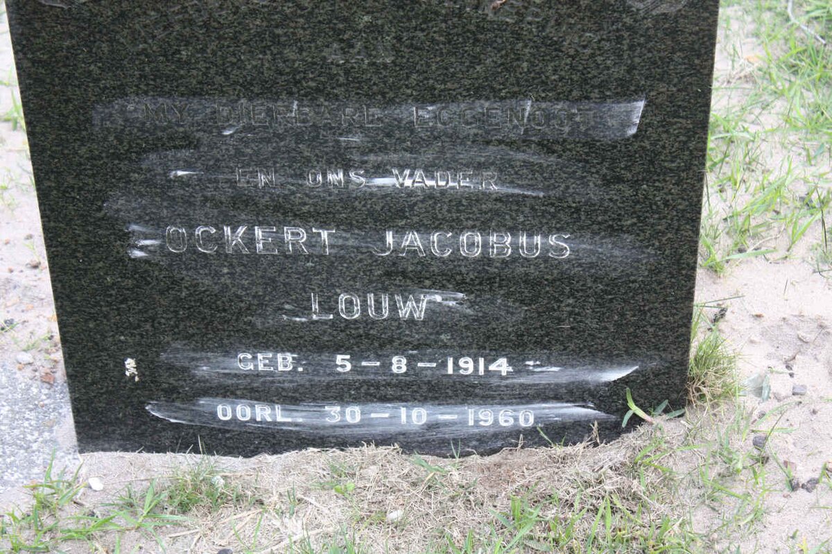 LOUW Ockert Jacobus 1914-1960