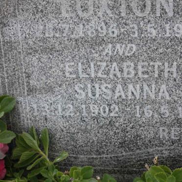 LUXTON Elizabeth Susanna 1902-1996