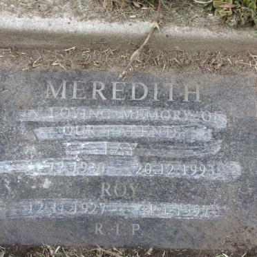 MEREDITH Roy 1927-1973 &amp; Lay 1930-1993