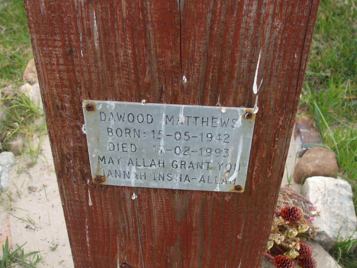 MATTHEWS Dawood 1942-1993