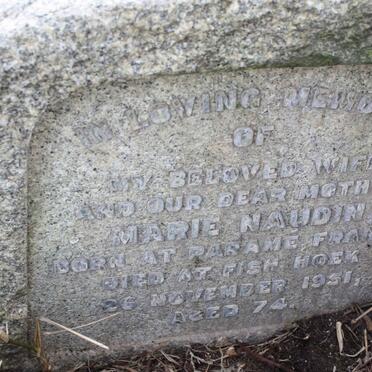 NAUDIN Marie -1951