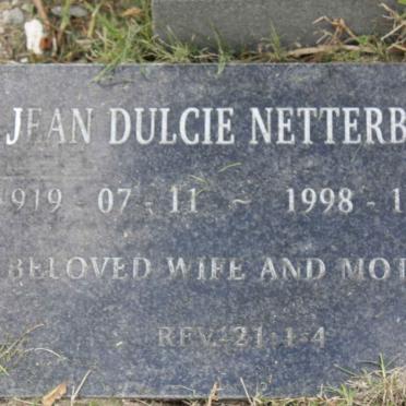 NETTERBERG Jean Dulcie 1919-1998