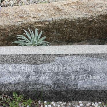 PRILLER Roland Andrew 1896-1929