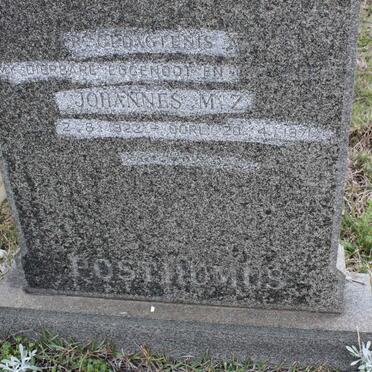 POSTHUMUS Johannes M.Z. 1922-1971