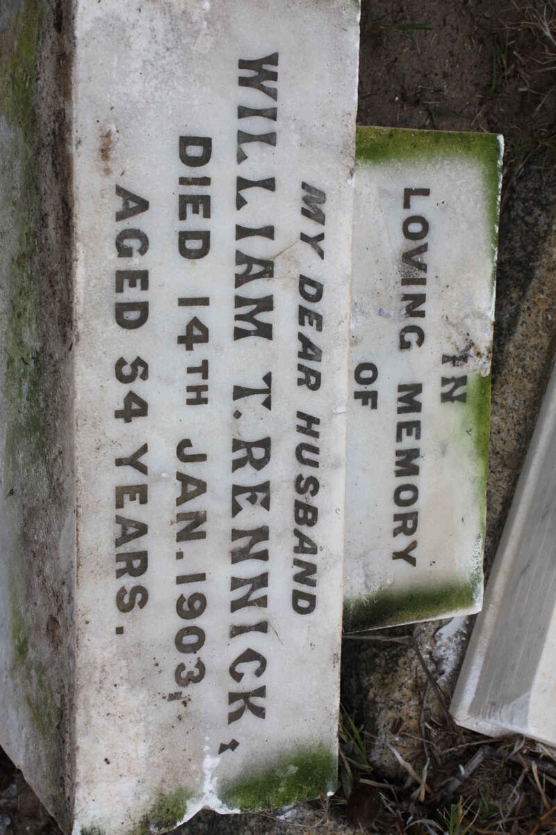 RENNICK William T. -1903