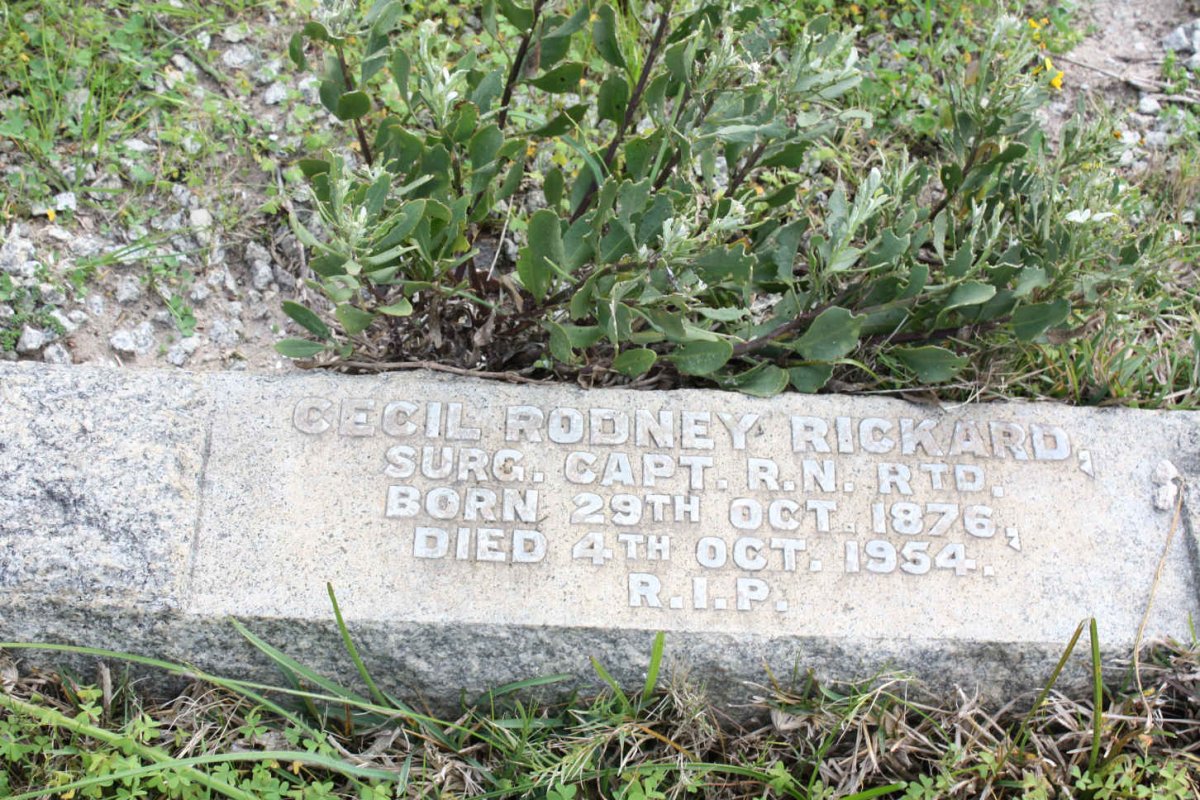 RICKARD Cecil Rodney 1876-1954