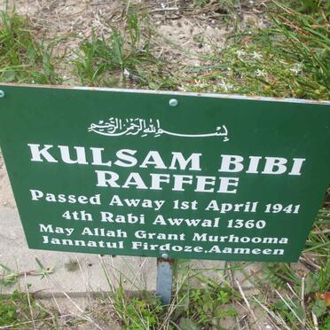 RAFFEE Kulsam Bibi -1941